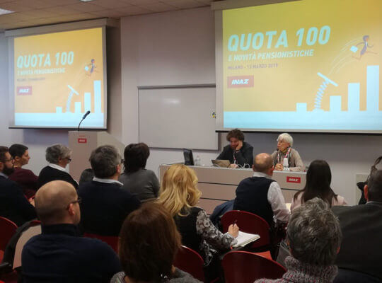 Corso di formazione Quota 100 e novità pensionistiche